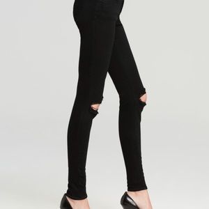 J Brand super skinny jeans in Blackout
